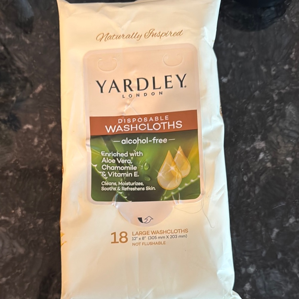 Yardley London Disposable Washcloths